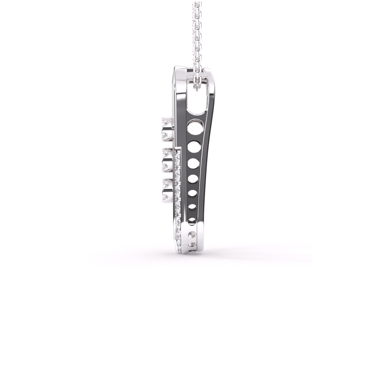 Unique Parentesi Diamond Pendant For Women